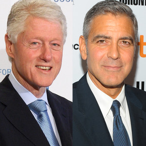 Bill Clinton, George Clooney Bill Clinton, George Clooney